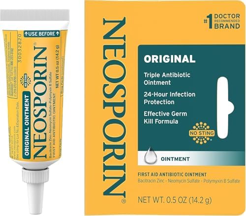 USA imported Neosporin half ounce first aid treatment tube for infection protection