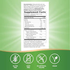 Nature's Way Organic Flax Oil bottle size perspective
