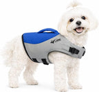 Dog Life Jacket, Sport Style Dog Float Coat with Excellent Buoyancy, Stylish Dog Swimming Safety Vest with Rescue Handle for Small Medium Large Dogs Orange-Red XL - Image 12