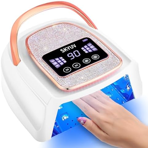 Asimebesty cordless nail dryer with LCD display