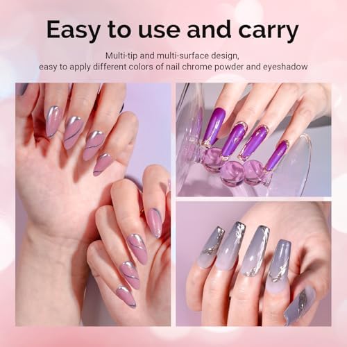 Close up of MelodySusie dual sided sponge nail applicators