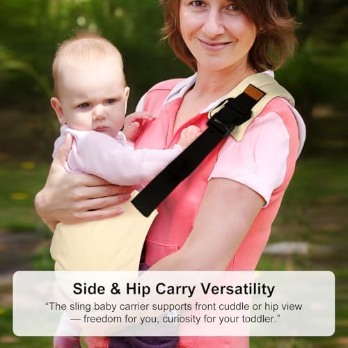 Huefain authentic infant carrier folded compactly for travel convenience