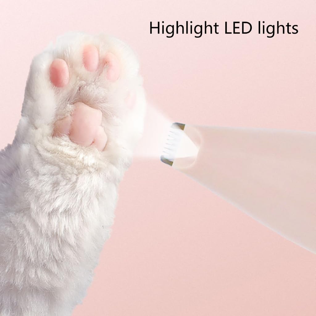 Victoryy low noise electric dog and cat hair shaver showing the ergonomic handle design