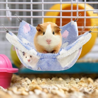 Nuogo four piece rat bed bundle laid out flat highlighting the true thirteen inch dimensions and color varieties.