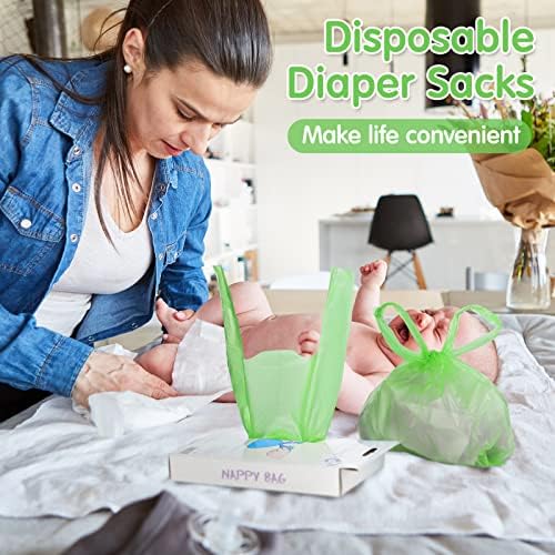 Sinmoe 1600 count baby disposal diaper bag dispenser box opening