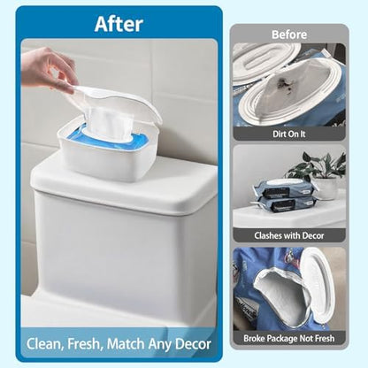 Eiszhjk wipes dispenser on bathroom countertop