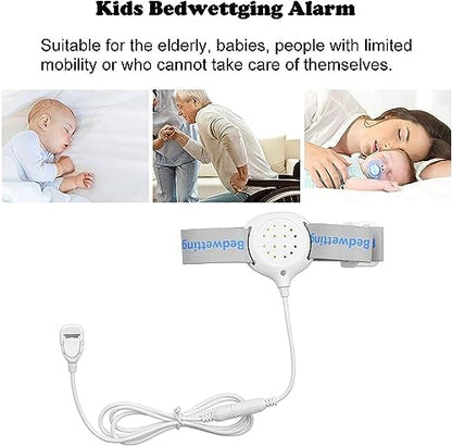 Teens and kids bedwetting alarm with high sensitivity moisture detection.