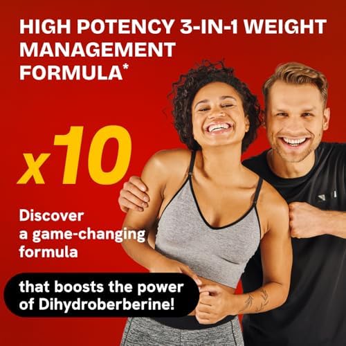 HealMeal Dihydroberberine side view showcasing USA origin and capsule count details