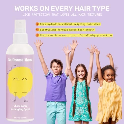 Lice prevention hair care routine for school aged children