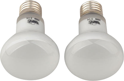 Two pieces of LUCKY HERP incandescent reptile basking lamps side by side