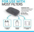 Side profile of Fluval carbon filter media retail box