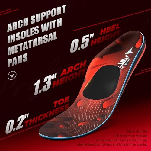 VALSOLE orthopedic shoe inserts showing trimmable toe area for custom sizing