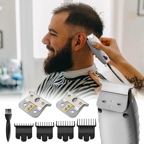Professional hair clipper parts silver finish