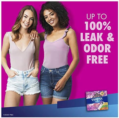 Tampax Radiant tampons imported from USA for premium feminine care.