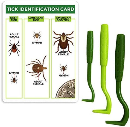 Three TickCheck plastic remover tools in various sizes