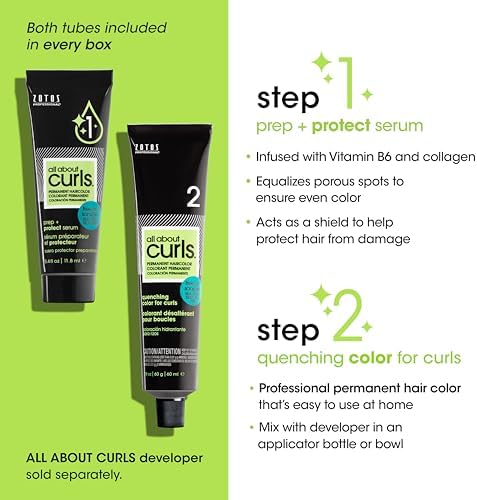 All About Curls 20 Volume Developer close up of branding