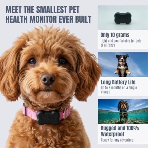 FitBark 2 tracker showing waterproof design features