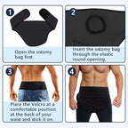 JFRHUDS adjustable ostomy wrap for sports
