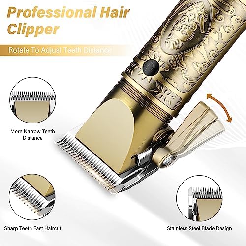 GSKY T Blade professional trimmer attachment close up with stainless steel blades for zero gap detailing.