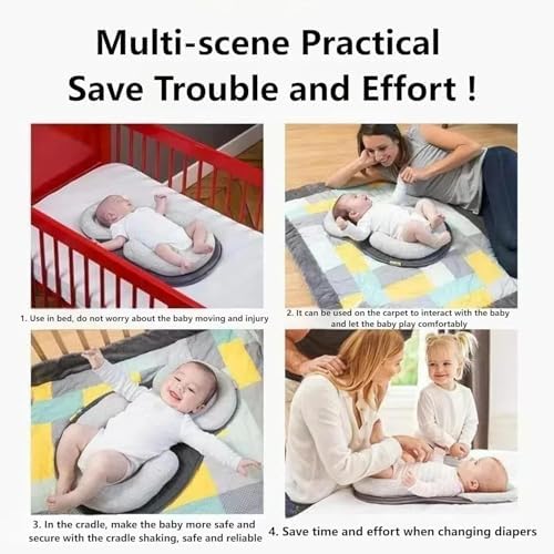 Fobserd ergonomic reflux pillow for newborn positioning