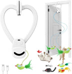 CATPICK interactive cat toy automatic doorway hanging unit front view