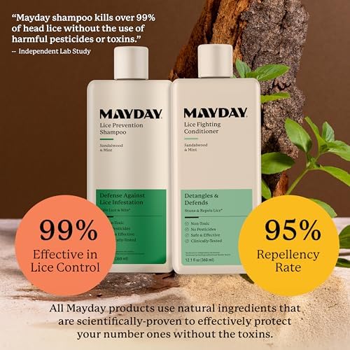 Mayday lice routine shampoo and conditioner hair care kit