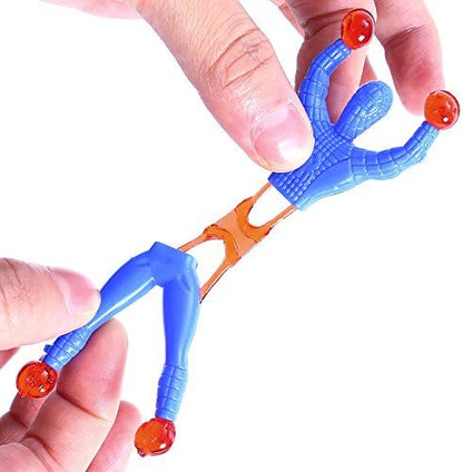Individually wrapped JOHOUSE climbing men toys in assorted neon green yellow and red shades