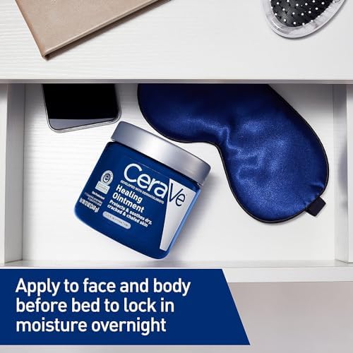 Non-greasy healing ointment for very dry skin preservative-free and dye-free formula