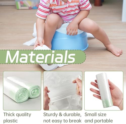 Panxxsen potty liner placed on a toddler potty chair