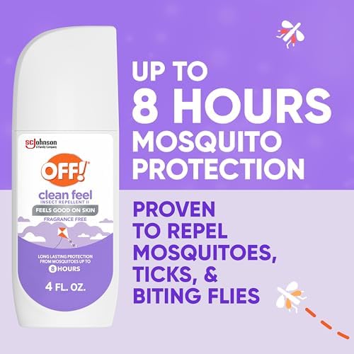 Off! Clean Feel 20 percent Picaridin spray bottle label detail