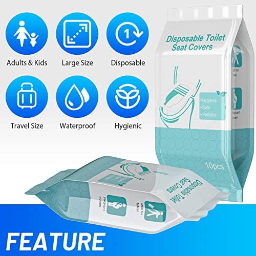 Individually wrapped compact travel hygiene packet held in hand