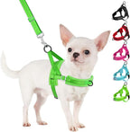 SlowTon No Pull Small Dog Harness and Leash Set, Puppy Soft Vest Harness Neck & Chest Adjustable, Reflective Lightweight Harness & Anti-Twist Pet Lead Combo for Small Medium Dogs (Fuchsia, XXS) - Image 14