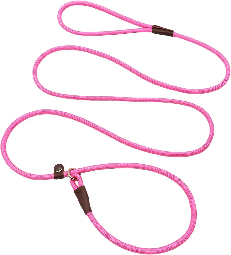 MayPaw Slip Lead Control Leash for Dogs No Pull, 13+ Colors Classic Dog Lead 7 FT Pet Slip Leash, 1/4" Rope Leashes for Small Medium Animals (7ft*1/4", Black) - Image 12