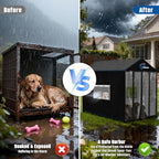 SIRUITON imported pet cage shelter cover all weather protection details
