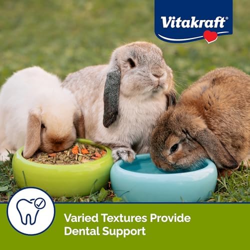 Vitakraft premium rabbit food bag side profile view