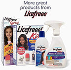 Rudra Retails imported Licefreee Spray packaging highlighting pesticide-free formula.