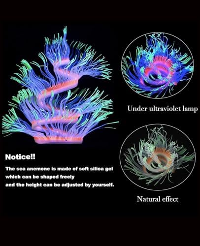 Safe non toxic silicone fish tank ornaments from ZtohPyo for freshwater aquariums