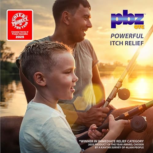 PBZ OTC family friendly steroid free anti itch cream label details