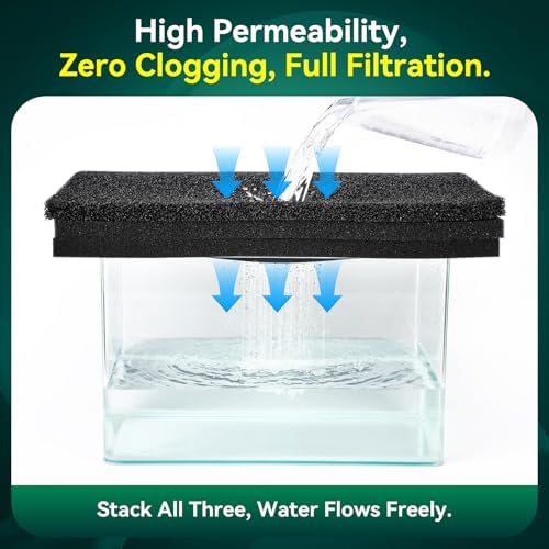 High elasticity non toxic pond filter mat foam demonstrating durability after cleaning