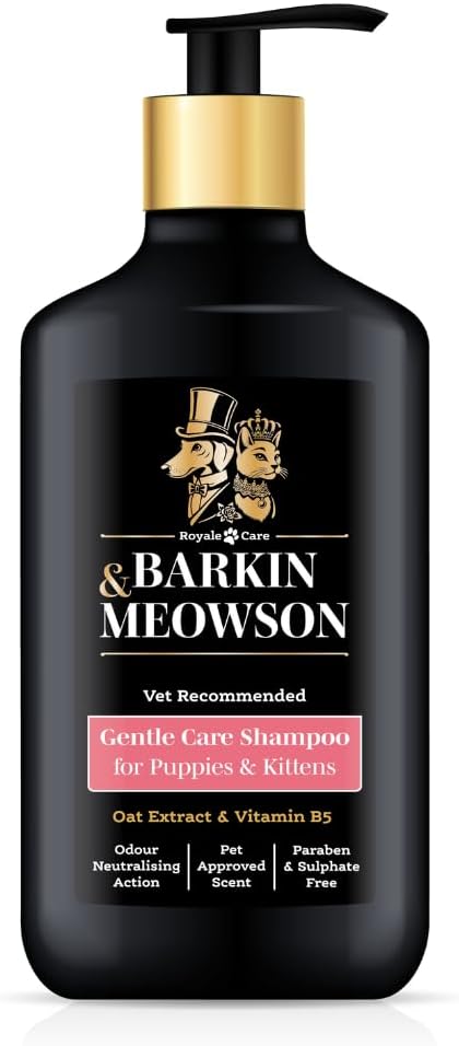 Barkin & Meowson Gentle Care Conditioner for Puppies & Kittens 350ml / 11.83 fl.oz - Oat Extract, Pet-Friendly Scent - Image 10