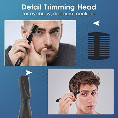 Close up view of the Funstant dual blade grooming head