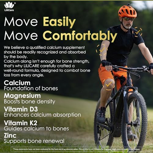 Authentic Lilicare USA imported calcium supplement bottle
