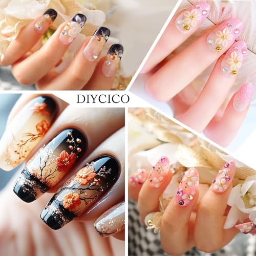 Diycico nail art tools set for gel acrylic manicure