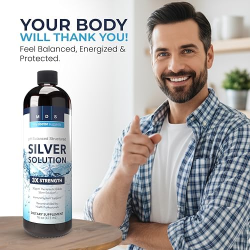 My Doctor Suggests 30ppm silver supplement nutrition facts and alkaline pH benefit details