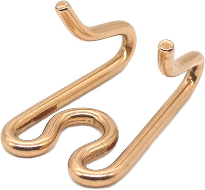 Premium copper tin alloy dog collar links for sensitive skin coats