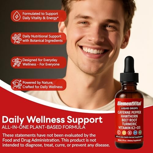 Side profile of Pucges multi herbal cayenne supplement for natural energy boost
