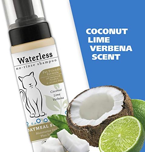 Wahl dry shampoo for cats being pumped for quick coat refreshing.