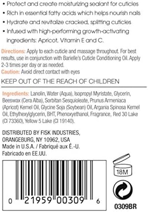 Texture and consistency of Barielle cuticle cream