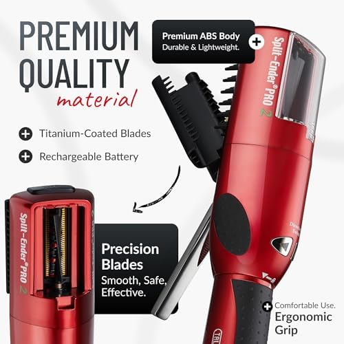 Split-Ender Pro 2 original hair trimmer showcasing the selective trim technology blades