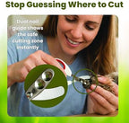 Small pet nail cutter with two size safety guide mechanism
